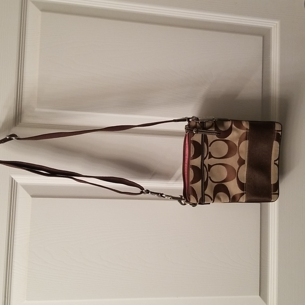 Coach cross body purse